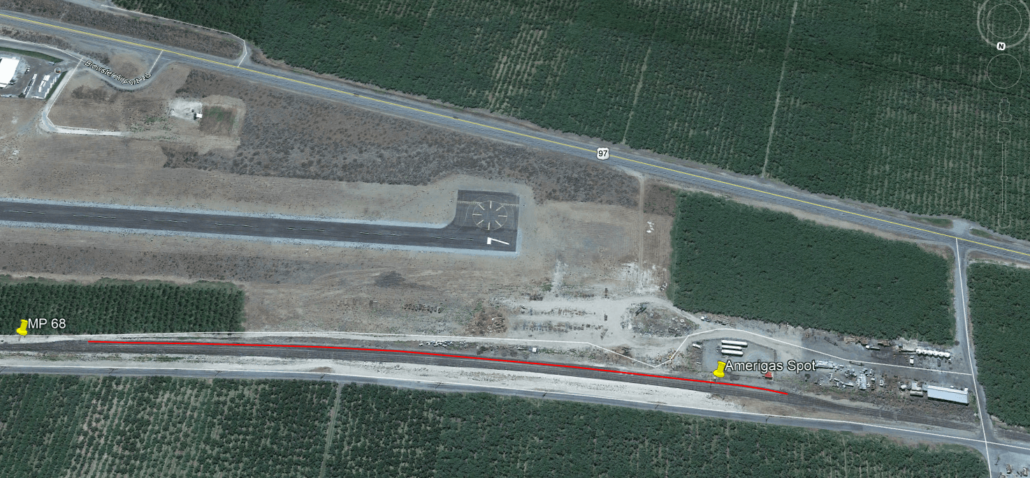 Brewster, WA - Railcar Storage - BNSF