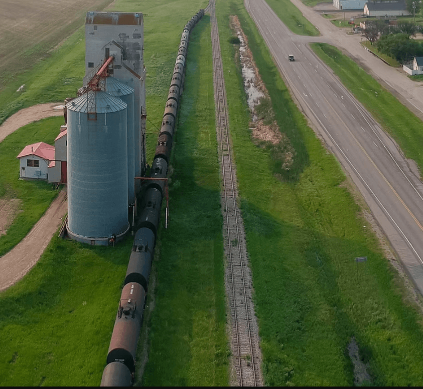 Richardson, SK - Railcar Storage - CPKC - second view