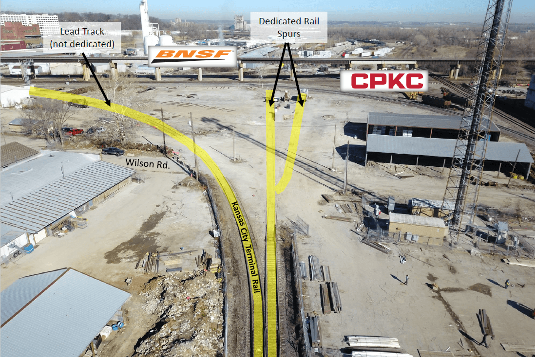 Kansas City, MO - Transload - BNSF, CPKC, NS, UP - second view