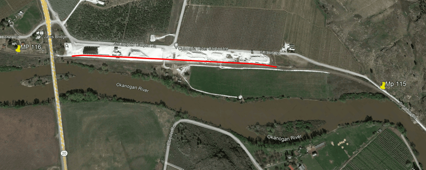 Janis, WA - Railcar Storage - BNSF