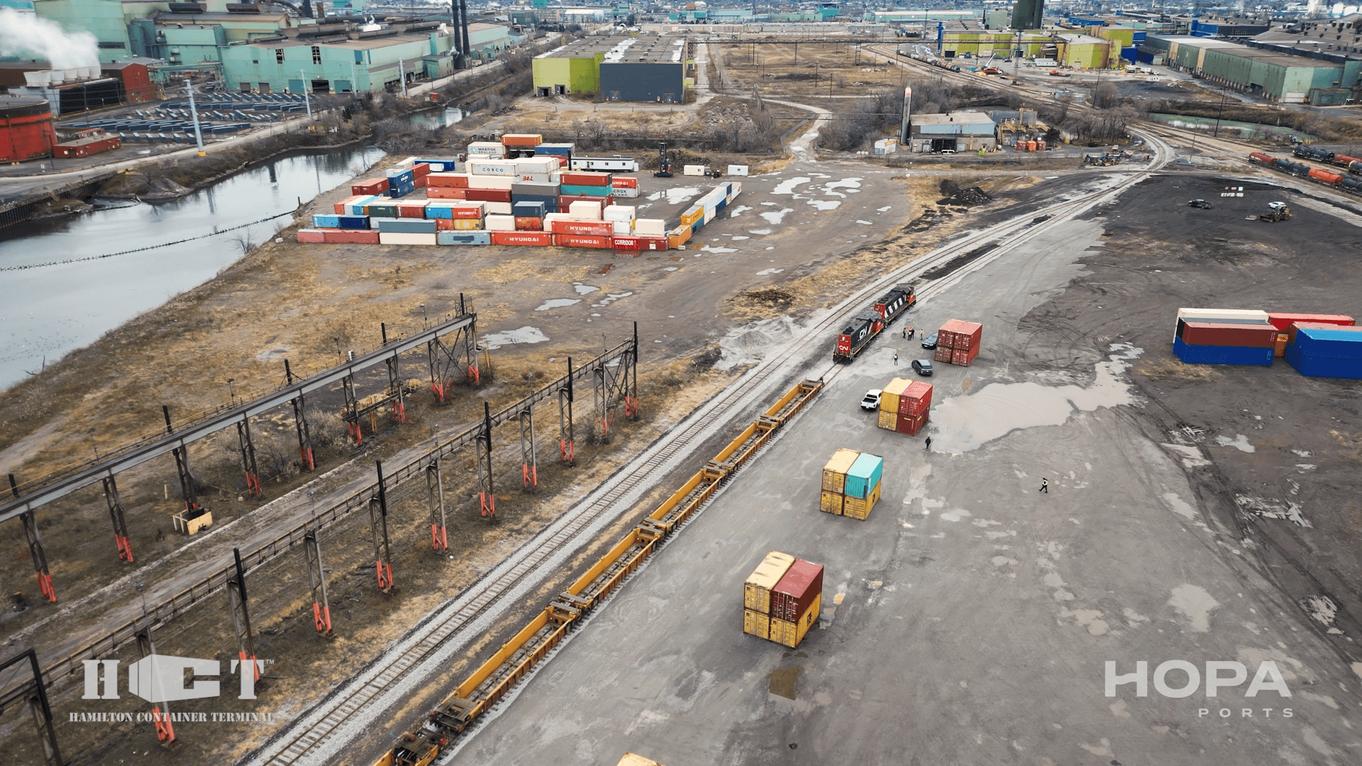 Hamilton, ON - Railcar Storage - CN - second view