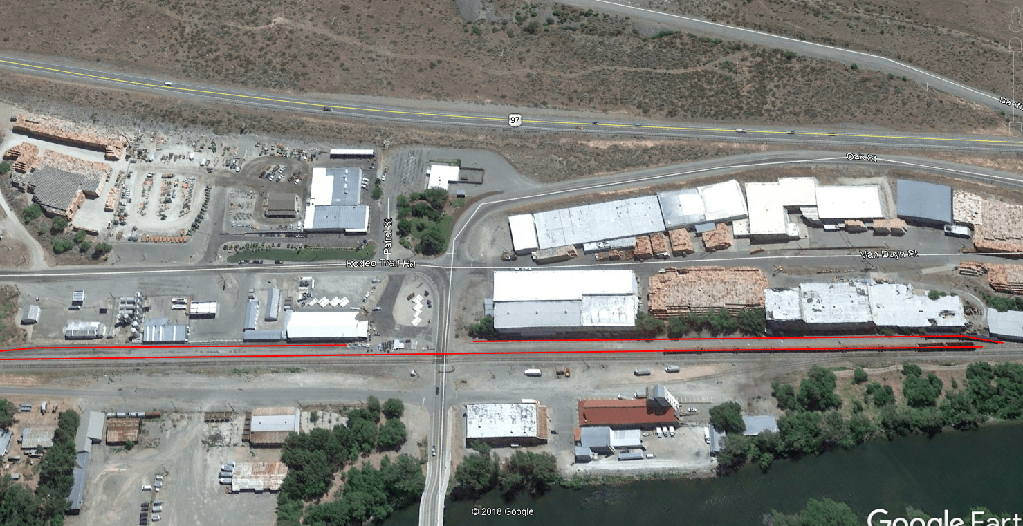 Okanogan, WA - Railcar Storage - BNSF