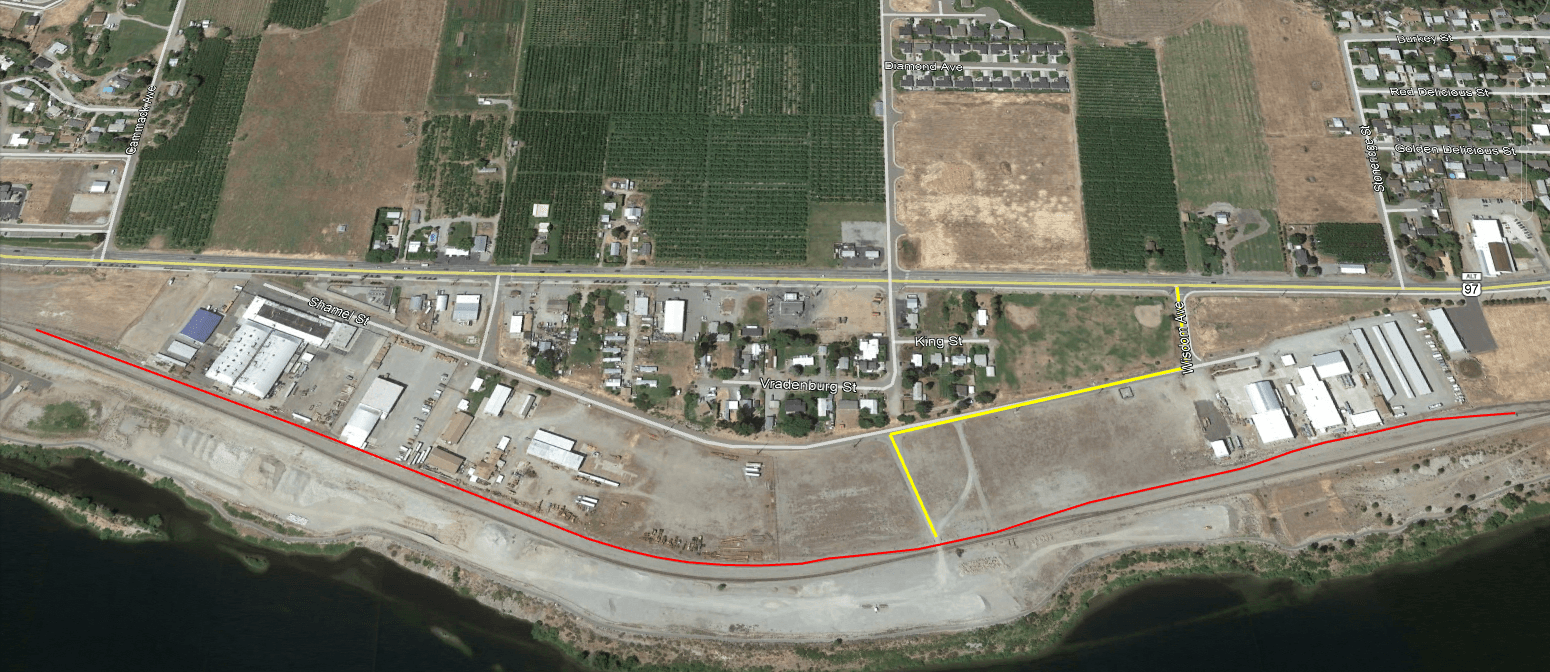 Entiat, WA - Railcar Storage - BNSF